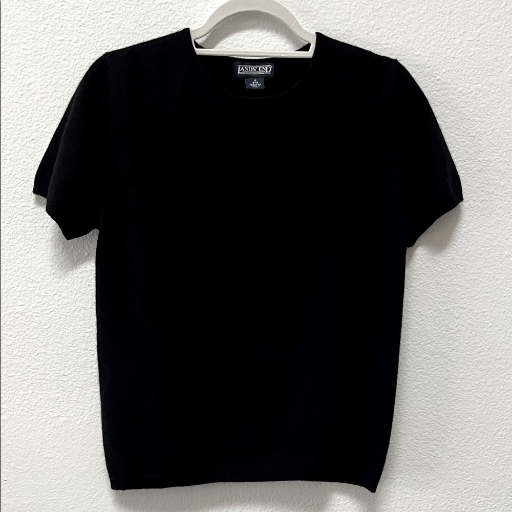 Land’s End cashmere short sleeve sweater